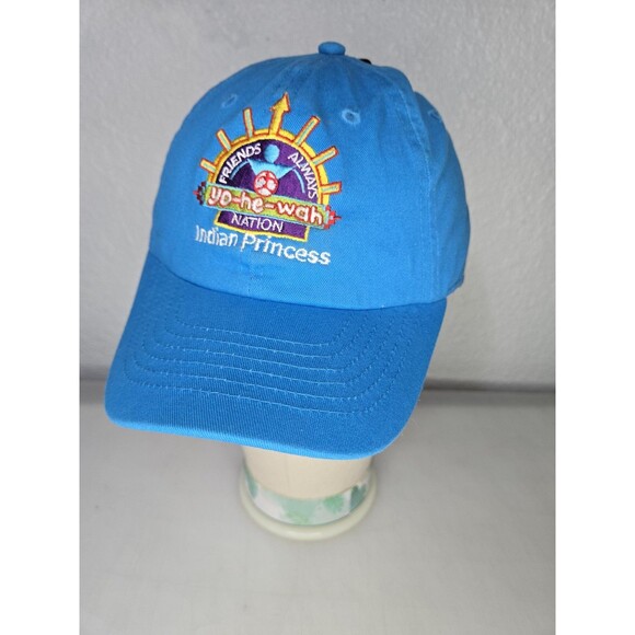 Yo-he-wah Nation Hat Cap Strap Back Embroidered Indian Princess Mens One Size - Picture 1 of 6